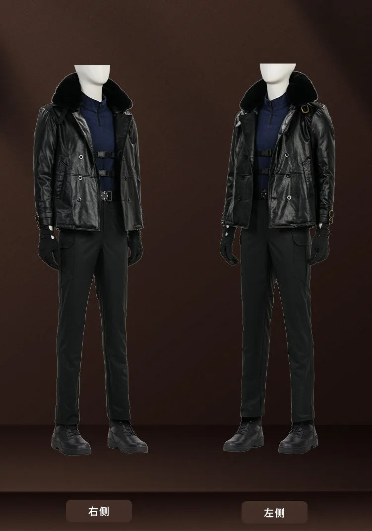 2026 Unisex Cosplay Costume Set – Coat, Elastic Pants, Belt & Gloves Adult Outfit for Convention, Gift & Roleplay