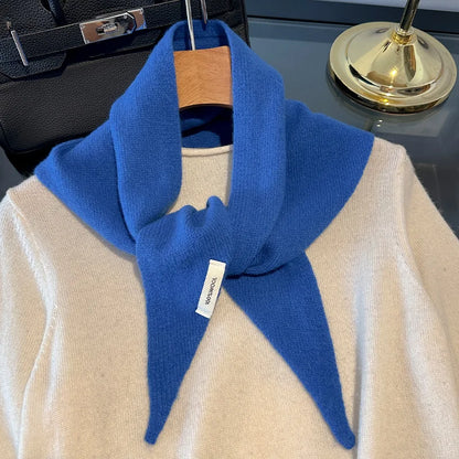 100% Wool Winter Scarf for Women Long Warm Cashmere Feel Shawl Wrap Solid Pashmina Hijab Head Scarf