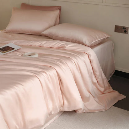 100% Mulberry Silk Bedding Set – Luxury Duvet Cover, Bed Sheet & Pillowcase Set