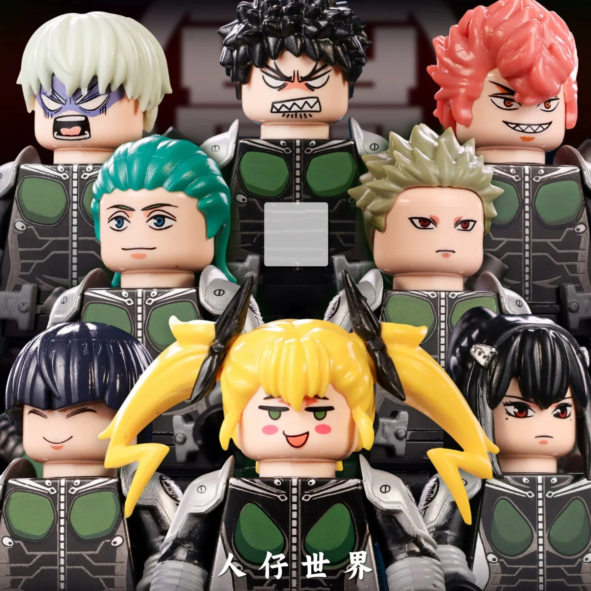 JoJo's Bizarre Adventure Building Blocks – JJBA Mini Action Figure Toy Set, DIY Construction Blocks & Collectible Display Figures