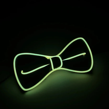 Pajarita y Tirantes LED Luminosos – Accesorios Brillantes para Fiestas, Bodas, Festivales y Cumpleaños