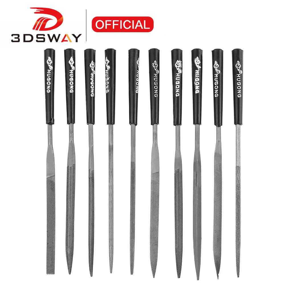 10-Piece Diamond Needle File Set – Precision Hand Tools for Ceramic, Glass, Gemstone & DIY Crafts