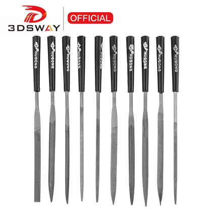 10-Piece Diamond Needle File Set – Precision Hand Tools for Ceramic, Glass, Gemstone & DIY Crafts