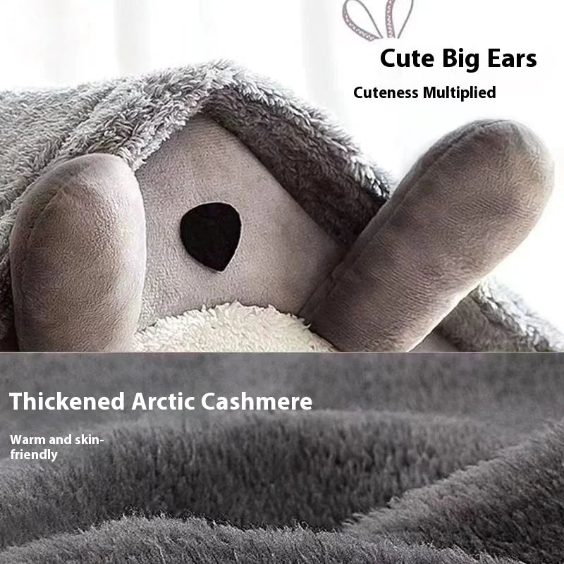 Casa Cama para Perros para Todas las Estaciones, Cama para Mascotas Desmontable y Lavable para Perros Pequeños y Gatos, Casa Cálida de Invierno para Cachorros, Caseta para Teddy