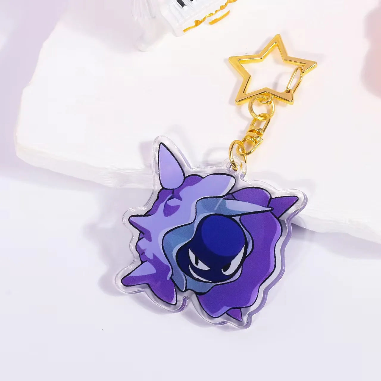 Pokémon Acrylic Keychain – Gengar, Ditto, Mewtwo, Jigglypuff & Character Bag Charm Pendant Collectible Gift