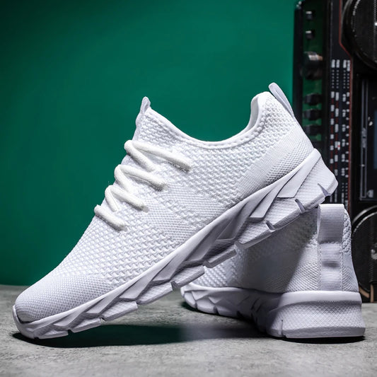 Zapatillas de correr transpirables para hombre, ligeras, casuales, deportivas para caminar