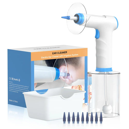 Electric Ear Wax Removal Tool – 4-Mode Ear Flush Cleaning Kit with Adjustable Pressure, Ear Canal Washer & Ear Cleaner for Adults and Children