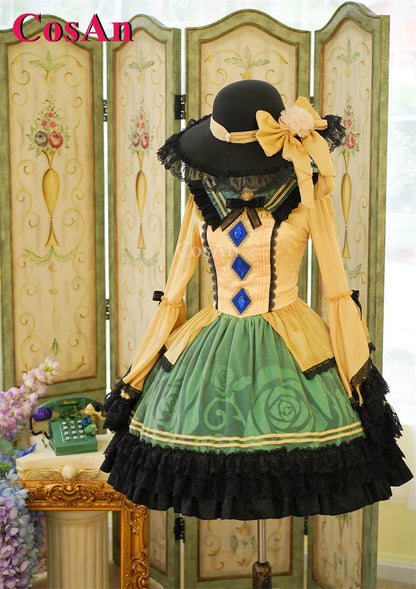 Touhou Project Komeiji Koishi Cosplay Costume Dress – Elegant Sweet Formal Outfit for Game Cosplay, Party, Halloween & Roleplay Wear