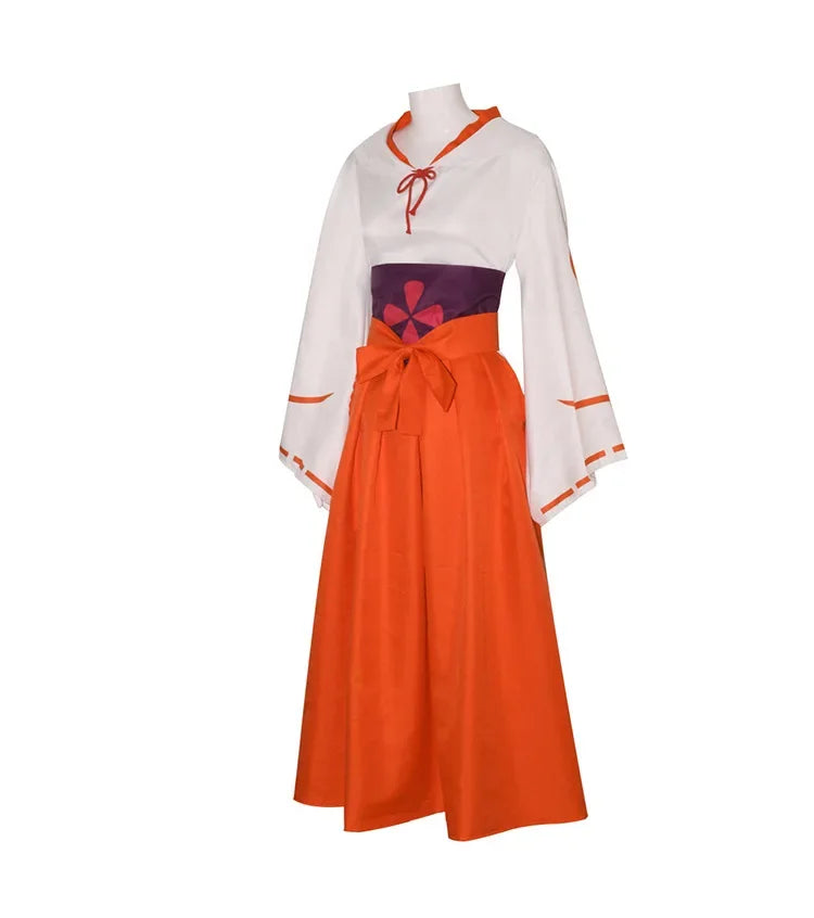 Two-Dimensional Anime Kimono Cosplay Clothing – Traditional Japanese Style Costume Outfit for Halloween, Convention & Party Wear