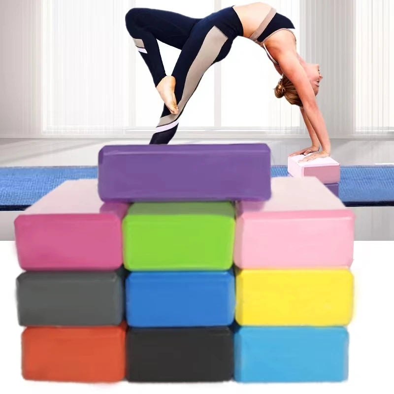 2 PCS Briques en mousse EVA pour le yoga – Outils de soutien légers pour le yoga, les étirements, l'entraînement de danse, la mise en forme du corps et les exercices de fitness
