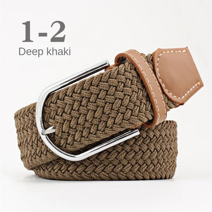 Unisex Canvas Belt Adjustable Nylon Waist Belt for Jeans, Casual & Outdoor Wear (107/120cm)