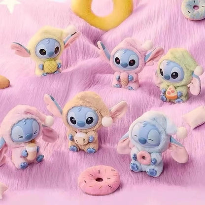 Stitch “Eat Something Before Sleep” Series Blind Box Plush Doll Pendant – Cute Ornament Mystery Box Surprise Toy Gift