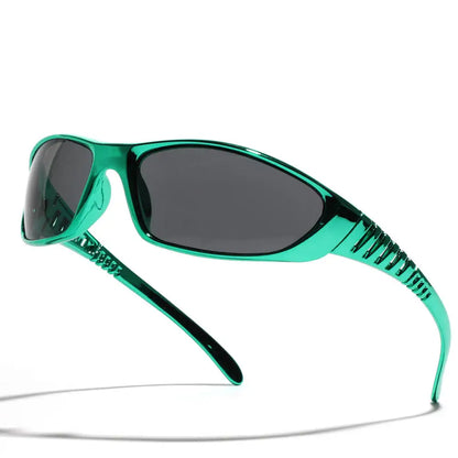 Y2K Silver Hollow-Out Sunglasses – Futuristic Metallic Fashion Eyewear for Women & Men, Trendy Tech-Inspired Shades
