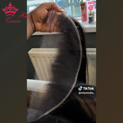 Frontal y cierre de encaje invisible HD de cabello humano virgen con ondas o liso – 13x6, 13x4, 7x7, 6x6, 5x5, 4x6 y 4x4