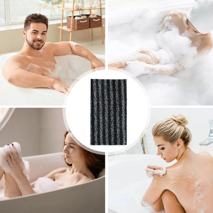 Toalla de baño exfoliante – Estropajo de espalda para el cuerpo, paño de lavado, esponja de ducha suave para limpieza profunda, exfoliación de la piel y accesorios de baño