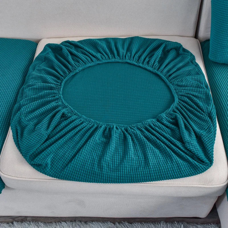 Polar Fleece Sofa Seat Cushion Cover – Stretch Furniture Protector for Pets, Kids & Living Room