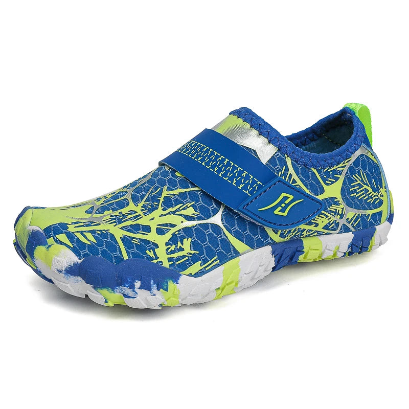 Kids' Aqua Water Shoes – Breathable Barefoot Shoes with Anti-Bump Toe & Drainage Design for Hiking, Wading & Outdoor Activities