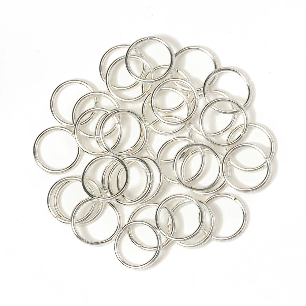 200-Piece Open Jump Rings Connectors Set – Metal Split Rings for DIY Necklaces, Bracelets, Earrings, Pendants & Jewelry Making Crafts