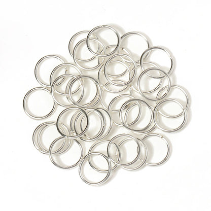 200-Piece Open Jump Rings Connectors Set – Metal Split Rings for DIY Necklaces, Bracelets, Earrings, Pendants & Jewelry Making Crafts