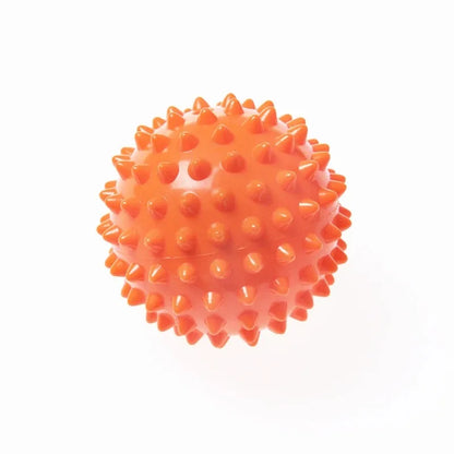 Balle de massage à picots en PVC de 7 cm – Balle de physiothérapie rigide pour soulager la fasciite plantaire, la récupération musculaire, la musculation et le massage sportif