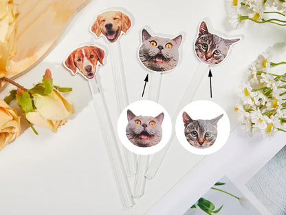 Bâtonnets à cocktail personnalisés en acrylique – Agitateurs de boisson sur mesure pour mariages, baptêmes et fêtes