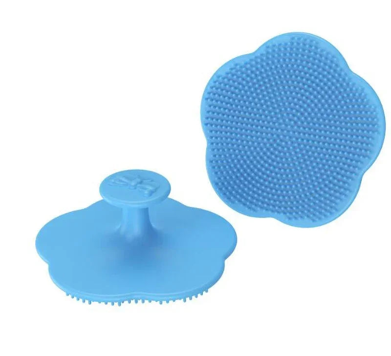 Masseur de cuir chevelu et brosse à cheveux doux en silicone pour bébé – Peigne de bain doux pour nouveau-nés, nourrissons et tout-petits