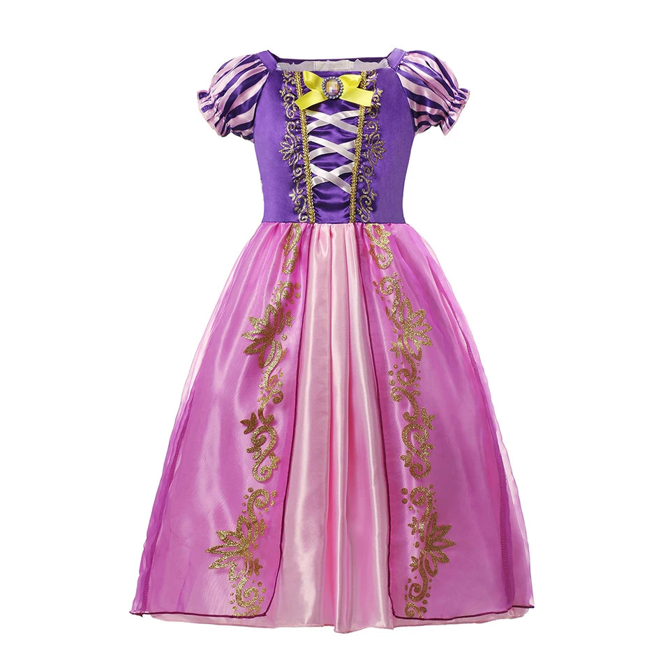 Vestido de disfraz de princesa para niña – Traje de fiesta de cuento de hadas para Halloween, carnaval y regalos de cumpleaños