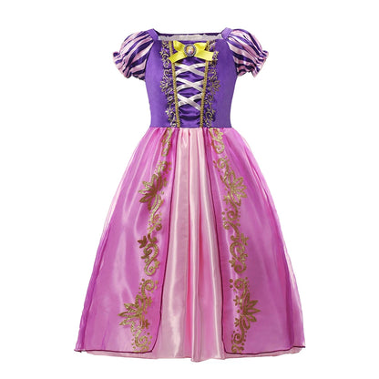 Vestido de disfraz de princesa para niña – Traje de fiesta de cuento de hadas para Halloween, carnaval y regalos de cumpleaños