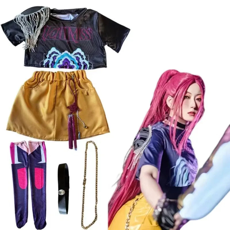 Kids Girls Cosplay Costume Dress – Halloween Carnival Party Roleplay Outfit for Christmas Gifts, School Events & Dress-Up Wear
