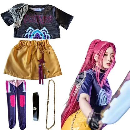Kids Girls Cosplay Costume Dress – Halloween Carnival Party Roleplay Outfit for Christmas Gifts, School Events & Dress-Up Wear