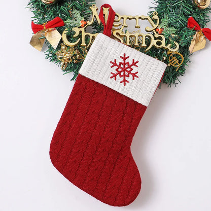 Pink Christmas Stockings – Santa Claus, Snowman & Reindeer Holiday Stocking Decorations for Family, Xmas Parties, Navidad & Home Decor