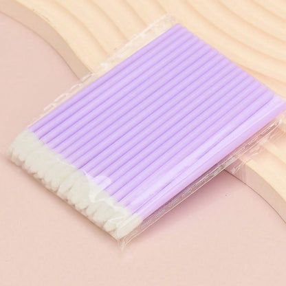 50 peines de cristal para pestañas, varitas de máscara desechables para extensiones de pestañas, aplicación de maquillaje y herramientas de belleza profesionales