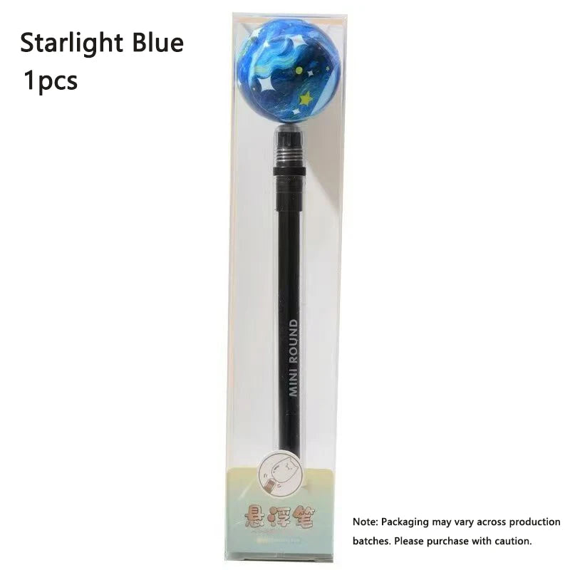 Stylo gel flottant magnétique – Stylo fidget rotatif créatif pour soulager le stress, pratiquer l'écriture pour les étudiants, l'utiliser au bureau et offrir un cadeau de papeterie unique