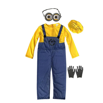 Anime Movie Character Jumpsuit Costume – Cosplay Dress-Up Outfit for Kids, Children, Men & Women, Halloween Party & Anime Events