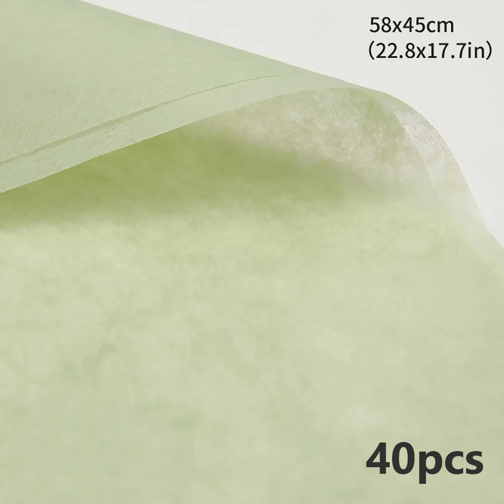40 hojas de papel de envolver flores no tejido impermeable para ramos, arreglos florales y empaques de regalo