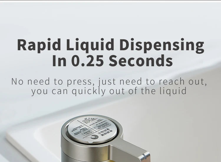 270ml Automatic Touchless Soap Dispenser – Smart Infrared Sensor Liquid Soap Dispenser with 304 Stainless Steel for Kitchen & Bathroom