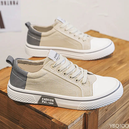 Baskets Toile Homme – Chaussures Décontractées Légères et Respirantes, Baskets de Marche Confortables et Résistantes à l'Usure, Grandes Tailles