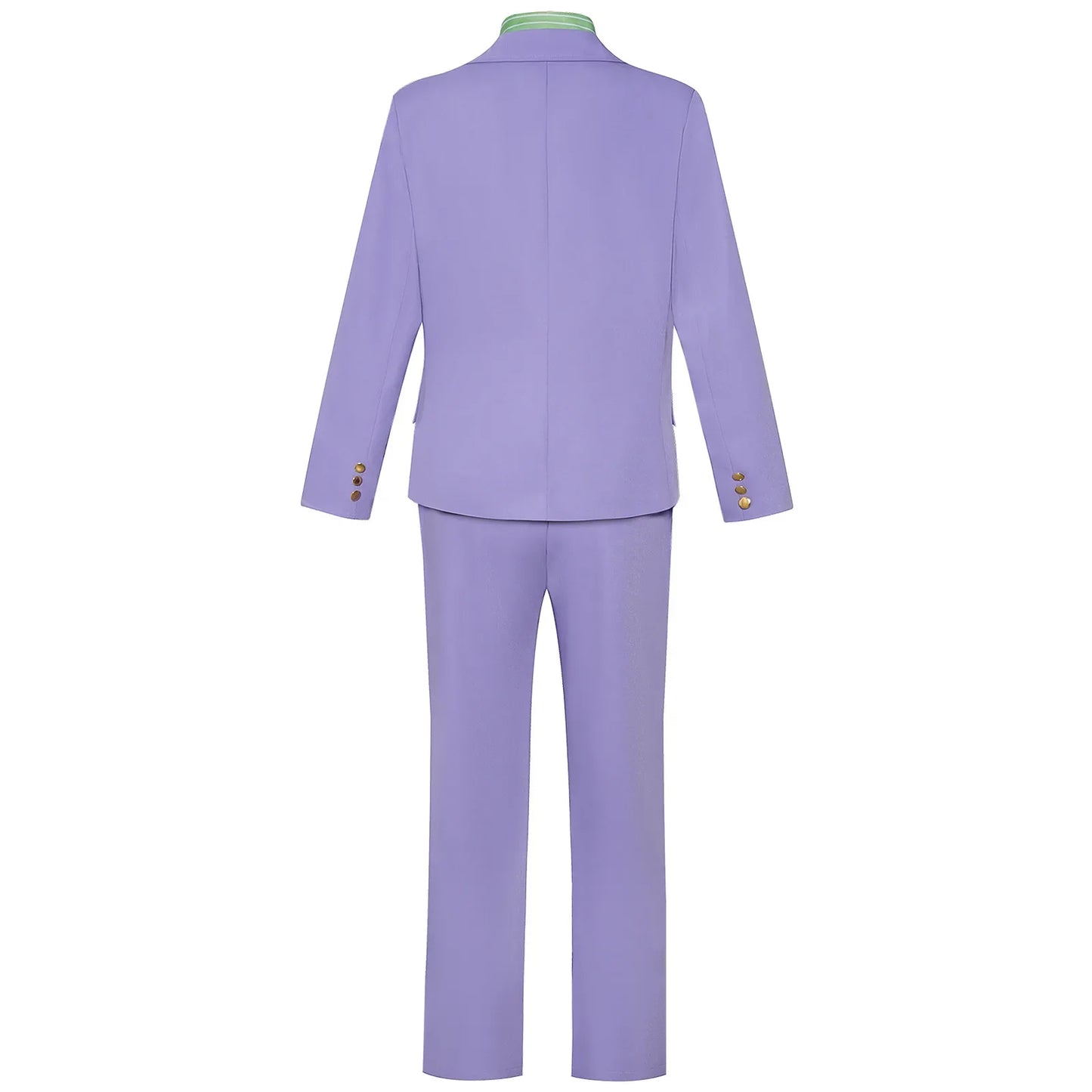 Anime Purple Blazer Cosplay Costume Set – Shirt, Pants, Tie & Belt Outfit for Men & Women Halloween Roleplay Suit