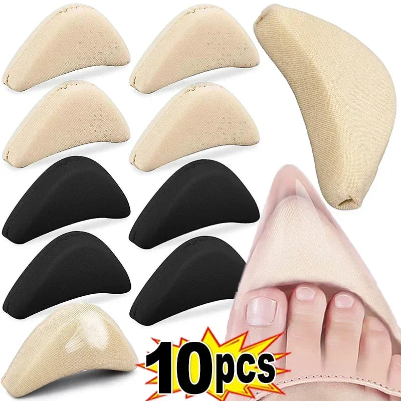 Soft Toe Cushion Inserts for Women’s High Heels – Forefoot Pads with Sponge Padding for Comfortable Shoe Fit, Adjustable Sizes
