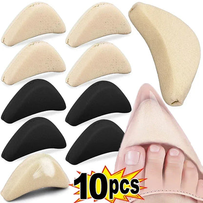 Soft Toe Cushion Inserts for Women’s High Heels – Forefoot Pads with Sponge Padding for Comfortable Shoe Fit, Adjustable Sizes