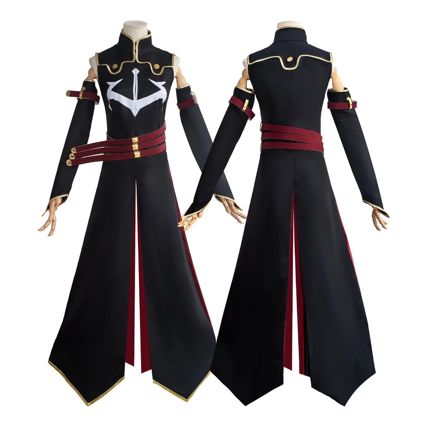 Code Geass C.C. Cosplay Costume – Black Dress Uniform Set (Lelouch of the Rebellion Anime Outfit for Halloween Party, Women/Girls, iCoser Props Set)