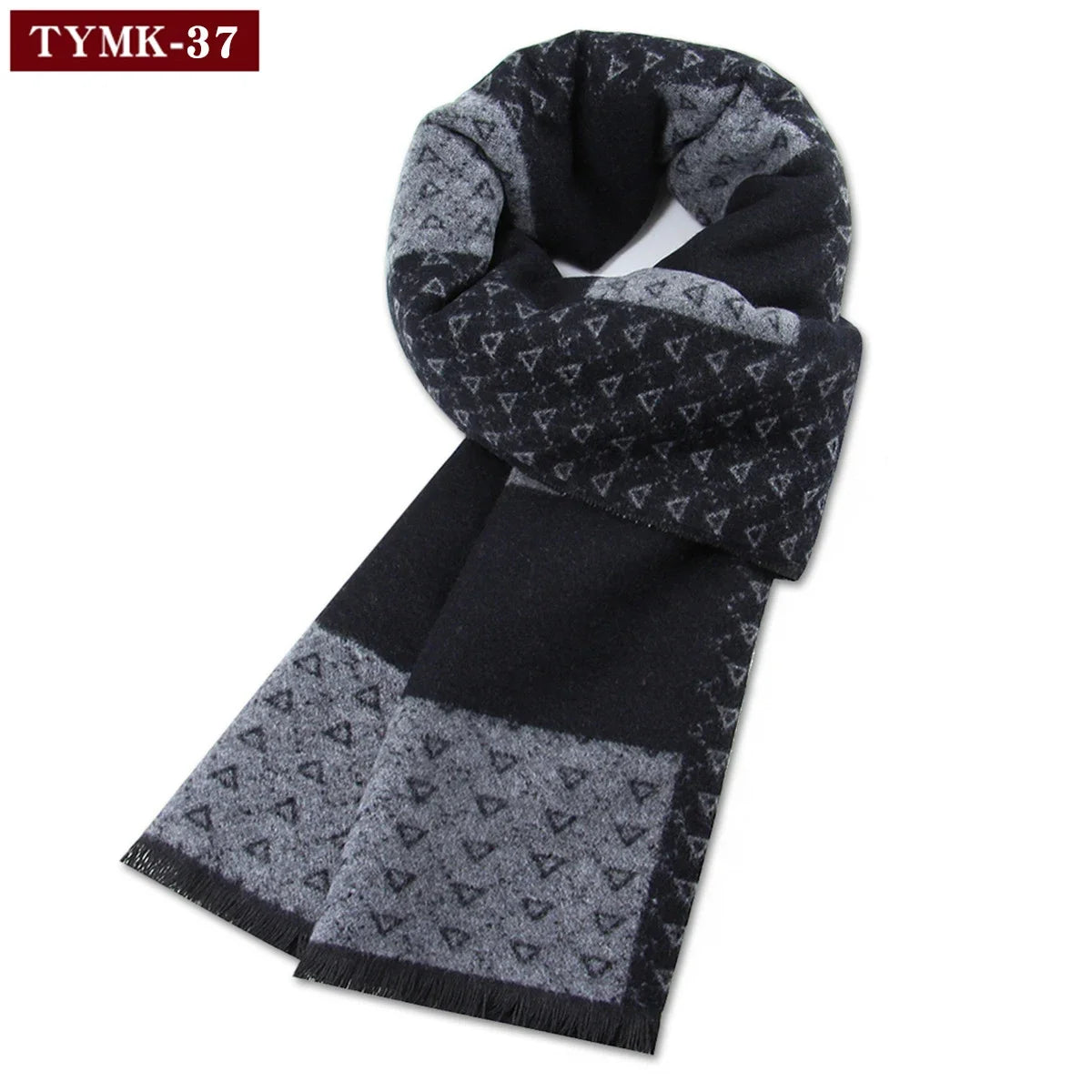 Écharpe d'hiver en imitation cachemire pour homme, douce à carreaux, chaude en mélange de laine, longue, châle, cache-col