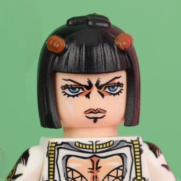 JoJo's Bizarre Adventure Building Blocks – JJBA Mini Action Figure Toy Set, DIY Construction Blocks & Collectible Display Figures