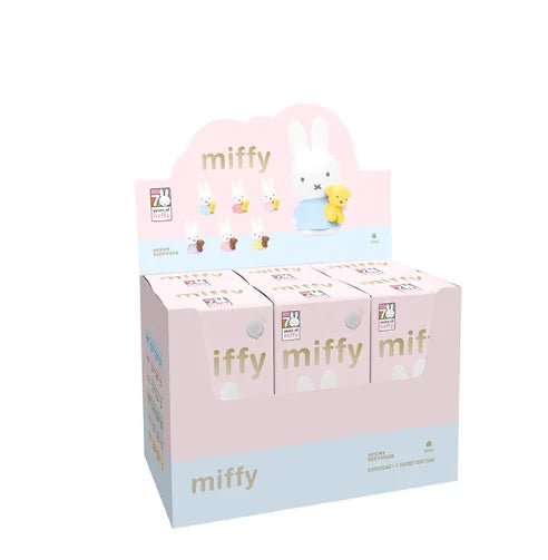 Caja Ciega Original de la Serie Miffy Estilo Antiguo – Minifiguras Lindas de Grano, Adornos Colgantes de Personajes de Anime, Juguetes y Regalos Coleccionables para Festivales