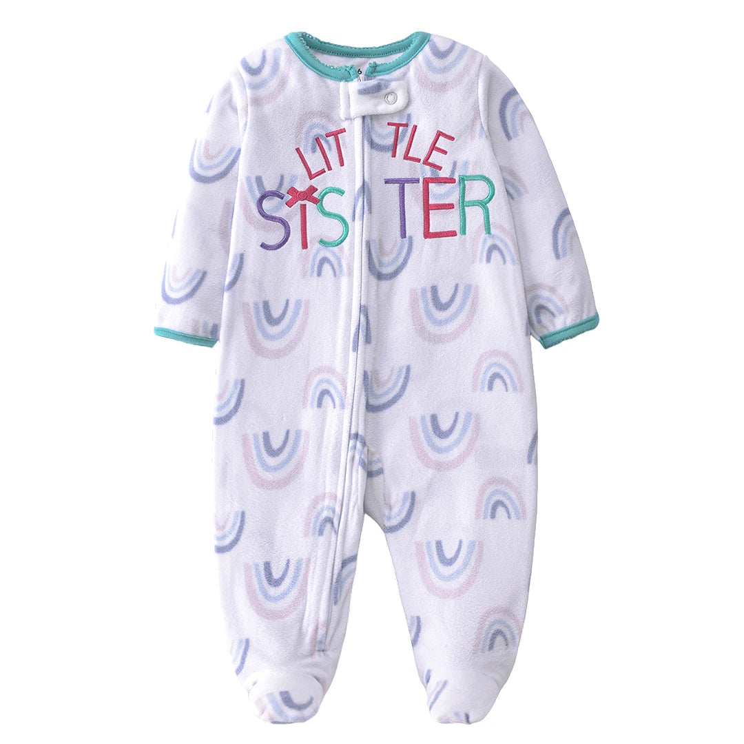 2026 Unisex Baby Fleece Romper – Warm Winter Jumpsuit for Newborn Boys & Girls, Soft Infant Clothing for Babies & Toddlers