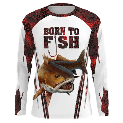 Men's Long Sleeve Fishing Shirt – Casual Crew Neck Outdoor Performance T-Shirt for Fishing, Hiking & Everyday Wear