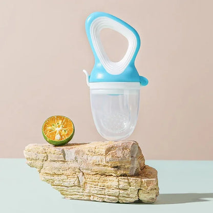 Silicone Baby Fruit Feeder Pacifier – Fresh Food & Teething Feeder with Protective Cover