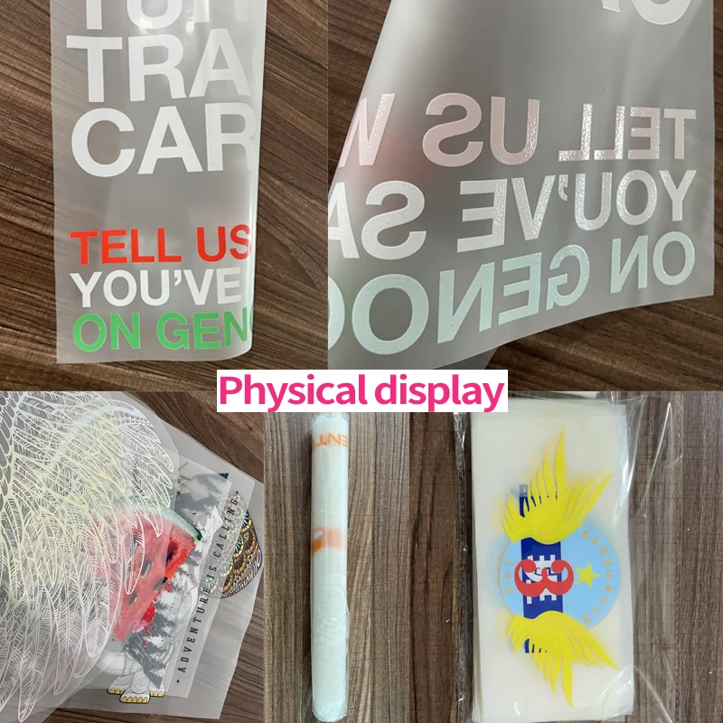 Custom DTF Heat Transfer Stickers – Personalized Logo & Picture Iron-On Patches for Clothing | Washable DIY T-Shirt Thermal Vinyl Transfers