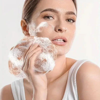 Esponja Exfoliante Africana para Baño – Toalla de Malla de Doble Cara para Ducha, Esponja Larga para Lavar el Cuerpo para Limpieza Profunda, Exfoliación Suave de la Piel y Fregado de Espalda, Accesorio de Baño