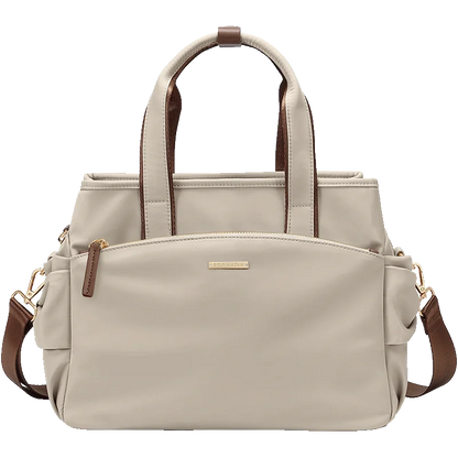 GOLF Women's Nylon Bucket Handbag Apricot Shoulder Crossbody Bag with Top Handle Large Capacity